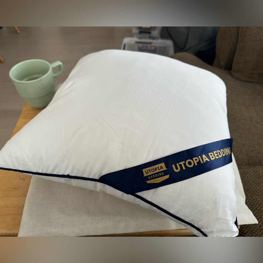 NWT 2 White Down Alternative Pillows